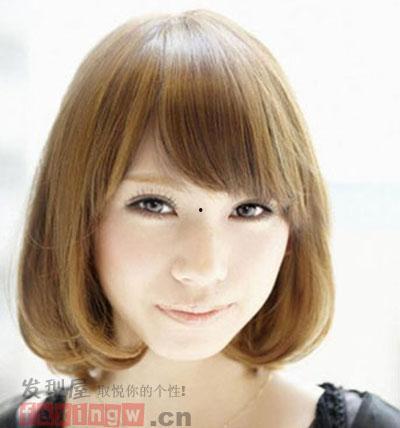 圆脸脸型图片,打造精致圆润面容